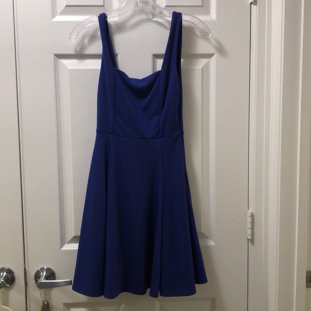 Royal blue dress